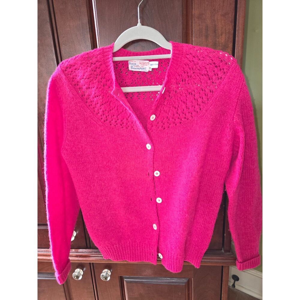 Dean's of Scotland for Trimingham's Bermuda, Shetland Wool cardigan sweater